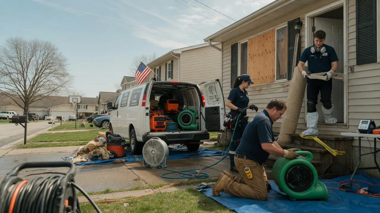 Water Damage Restoration in Ambia, IN near me